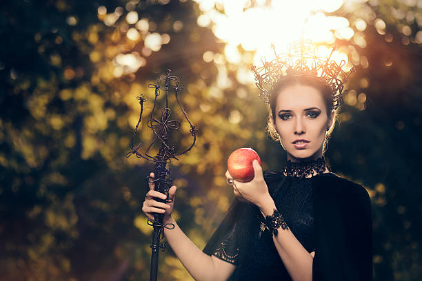Beautiful dark princess using black magic spell Beautiful dark princess using black magic spell